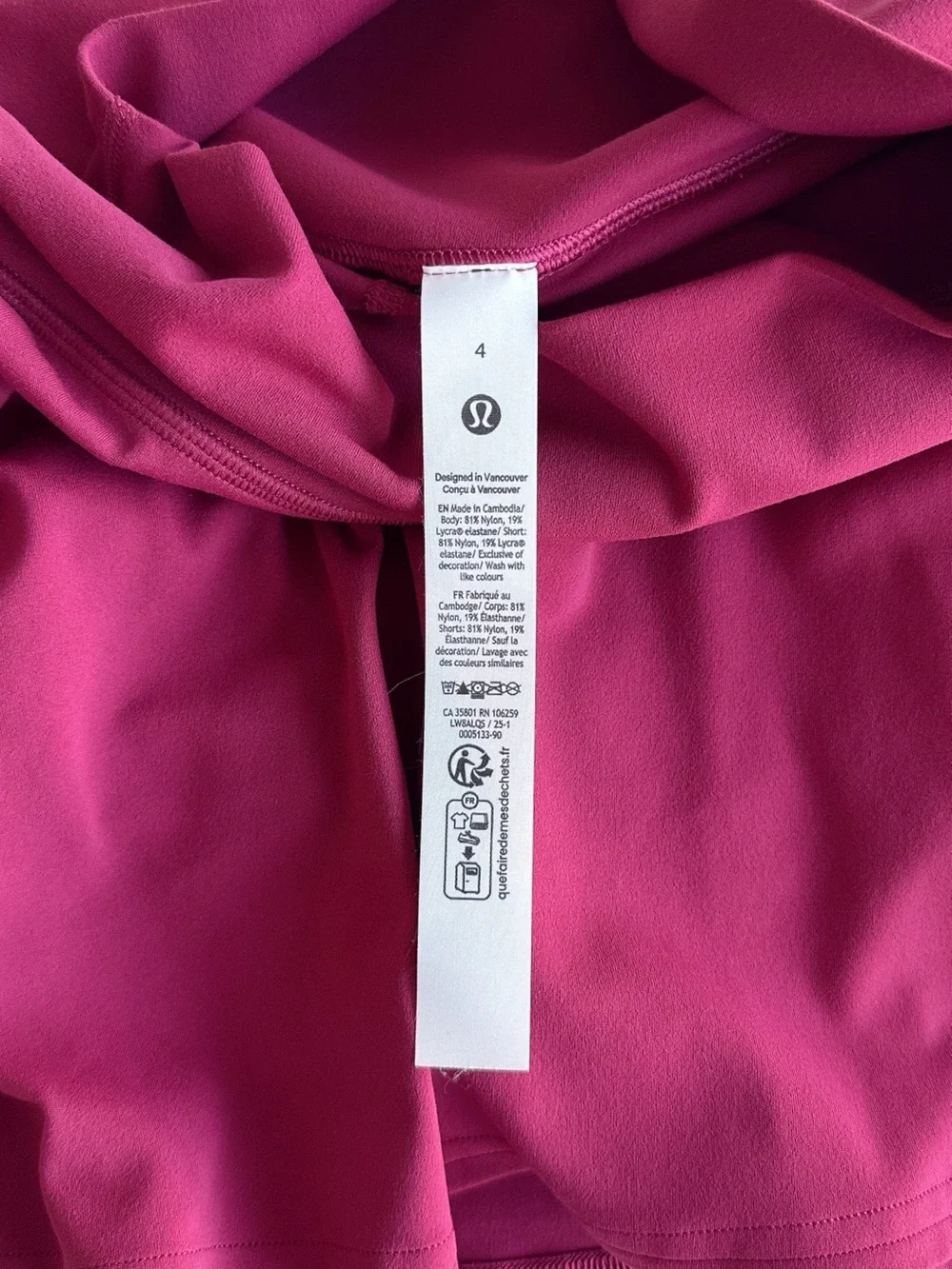 lululemon Align™ High-Rise Skirt Magenta Smoke Size 4 NWOT - Picture 12 of 14